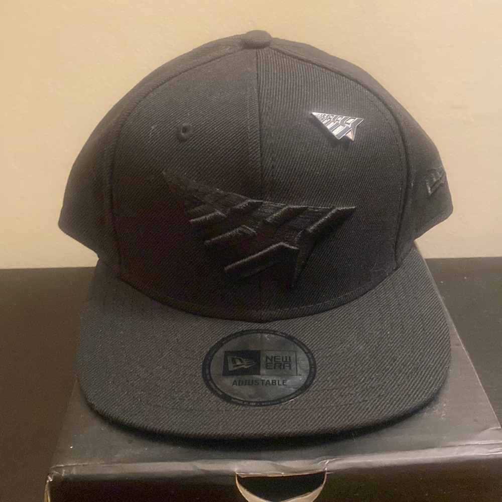 Brand New, Never Worn, Blackout Crown Old School Snapback Hat